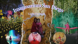 IMAGINARIUM SAN DIEGO LIGHT FESTIVAL with over 5M lights  Sanns Journey [upl. by Noma29]