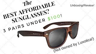 Best Value Sunglasses Not owned by Luxottica Unboxing and Review [upl. by Aiekahs]