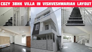 3BHK Duplex villa 20x30 east facing in vishveshwariah Layout 19 [upl. by Goldstein80]