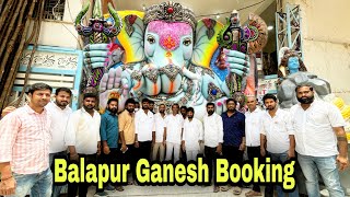 Balapur Ganesh Booking😱  Balapur Ganesh Mandapam 2024 Special Style  LaxmiNarayan Singh Kalakar [upl. by Adehsar]