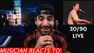 Jonathan Larson Performs 3090 LIVE  tick tick boom Reaction [upl. by Hsinam]