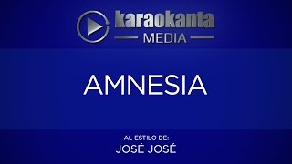 Karaokanta  José José  Amnesia [upl. by Ailisec]