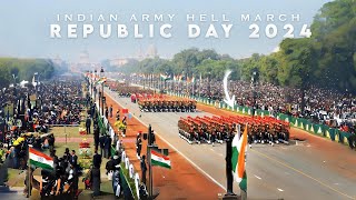 Indian Army Hell March 2024  Republic Day Parade  Explore India [upl. by Agon]