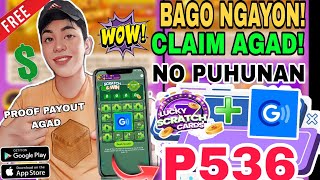 ₱536 GCASH PER DAY SAHOD USING SCRATCH NO PUHUNAN  PHONE LANG GAMIT  sa BAHAY LANG [upl. by Aluk771]