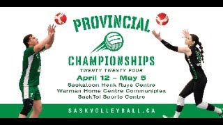 Sun 1230pm Ct 13 18U Women Provincial Volleyball Championships [upl. by Haldas790]