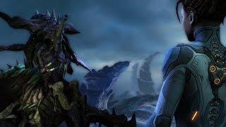 StarCraft 2 Zeratul VS Kerrigan Cinematic Ingame Version Full HD [upl. by Olson]