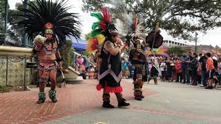 Xipe Totec Aztec Dancers  Placita Olvera [upl. by Atiuqram]