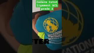 Cedera lutut ligament ACL grade 2 karena main futsal [upl. by Michon146]