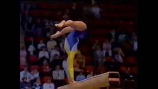 1985 European Gymnastics Champs womens AA EF [upl. by Scevo468]