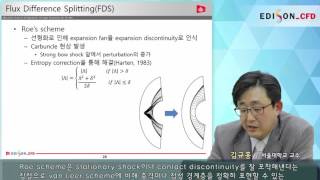 EDISONCFD 공간차분법및 차분정확도 FDSRoe‘s scheme [upl. by Retxed]