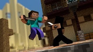 Epic Duel  Minecraft Animation [upl. by Nalyac]