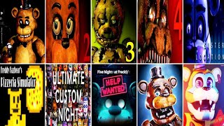 Every Markiplier FNAF Jumpscare FNAF1 to Security Breach [upl. by Gariepy]