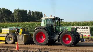 Fendt 916 trekkertrek welsum 9 ton [upl. by Suhpoelc]