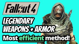 Fallout 4 LEGENDARY Weapons and Armor Efficient Farming Method No ModsConsole CommandsCheats [upl. by Schwitzer]