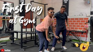 Funny Gym Video 🤣🤣  Gym ka pahla din  Oscar salem [upl. by Ynnatirb162]