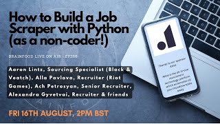 How to Build A Job Scraper with Python as a noncoder [upl. by Miranda]