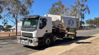 Shire of Northam garbage  single axel Volvo London cab [upl. by Lraed]