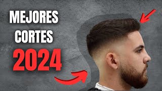 ¡MEJORES CORTES DE PELO PARA HOMBRES EN 2024 [upl. by Melamed]