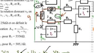 Exercice  Amplificateur dinstrumentation [upl. by Aihsit]