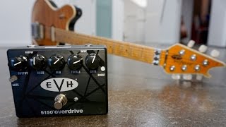 EVH 5150 OVERDRIVE demo 2 by Pete Thorn [upl. by Esaertal]