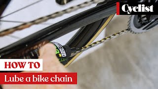 How to lube your bicycle chain Pro tips for best practices [upl. by Colon]