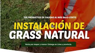 Instalación de grass natural en casa [upl. by Fortune]