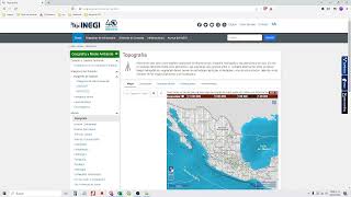 Como descargar cartas topográficas de la pagina de INEGI año 2023 [upl. by Anibas]