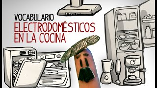 Vocabulario electrodomesticos en español electrodomesticos de la cocina [upl. by Dwayne]