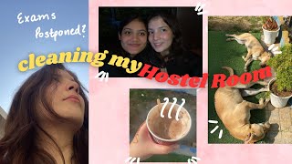 Cleaning my HOSTEL ROOM at Gmc Jammu  another chaotic vlog I girls hostel  medschool vlog 35 [upl. by Hanzelin967]