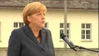 Dachau Kanzlerin Merkel besucht das ehemalige Konzentrationslager [upl. by Kendra]