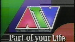 ATV  Morning Sign On O Canada Smoggies Intro 1991 [upl. by Urban159]