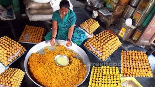 Boondi Ladoo Recipe  Motichoor Ladoo Recipe  Indian Sweet Laddu  How to Make Bondi Ka Ladoo [upl. by Lellih]