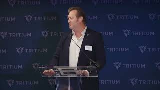 Tritium Chief Strategy Officer David Toomey Speaks at Tennessee Factory Grand Opening [upl. by Rhett]