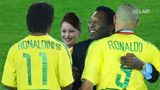 The Day Ronaldo Phenomenon amp Ronaldinho Impressed Pele [upl. by Laehcor650]