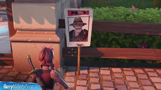 Place Missing Person Signs in Weeping Woods and Misty Meadows All Locations  Fortnite [upl. by Elleved]