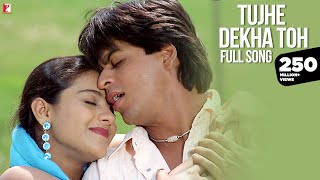 Tujhe Dekha Toh Song  Dilwale Dulhania Le Jayenge  Shah Rukh Khan Kajol  Lata Kumar Sanu  DDLJ [upl. by Tolmann]