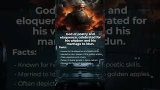 Facts About Bragi God of Poetry and Eloquence BragiFacts NorseMythology GodOfPoetry [upl. by Mcclimans998]