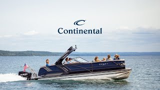 Crest Pontoon Boats  2024 Continental [upl. by Richardo]