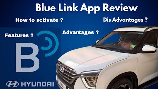 HYUNDAI ALCAZAR 2023 Facelift Bluelink Activation Features Fully Explained  🤯 Blue Link App Review [upl. by Adamsen131]