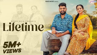 Lifetime Official Video  Khasa Aala Chahar  Rakhi Lohchab  New Haryanvi Songs 2024 [upl. by Levana]