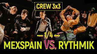 Mexspain vs Rythmik  Crew 3x3 14 Final  MoveampProve International 2018 [upl. by Dijam]