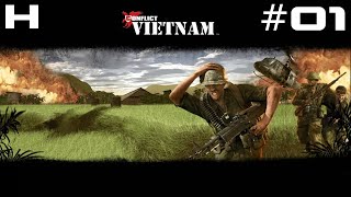 Conflict Vietnam Walkthrough Part 01 PC [upl. by Idnyc759]