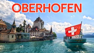 Oberhofen – A truly beautiful SWISS VILLAGE by Lake THUN – Oberland Switzerland [upl. by Dyson]