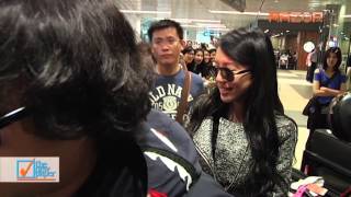 Leehom and wife spotted at Changi Airport [upl. by Noiramed]