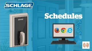 How to Create Schedules for Schlage Control with the ENGAGE web app [upl. by Ecydnac]