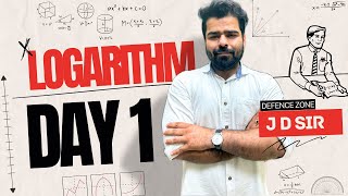 Logarithams Day 1 For Nda 2 2024 Free Batch [upl. by Eioj]