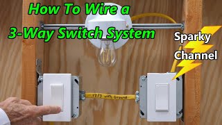 How To Wire a 3Way Switch System [upl. by Adyl104]