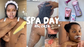 SPA DAY EM CASA NA REAL  CABELOS UNHAS DEPILAÇÃO BANHO PREMIUM com dicas [upl. by Aziaf]