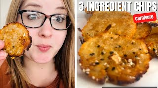 Carnivore Diet Recipe Three Ingredient Chips [upl. by Aileek]