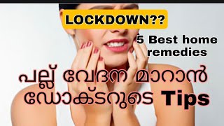 pallu vedana maran  tips dental tips malayalam  teethpain malayalam  pallu vedana ottamooli [upl. by Elletsyrk]